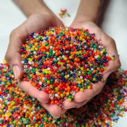 Water Beads Jelly Balls Crystal Orbeez 1500 Pieces Multicolor