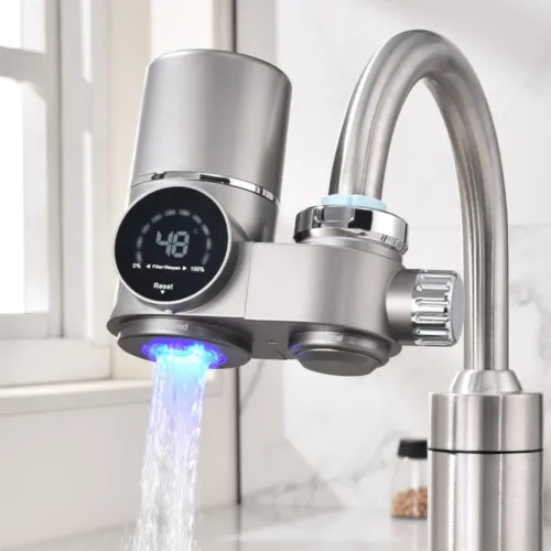 Image of Water Filter Tap with LED Display Water Filter Drinking Water for Kitchen