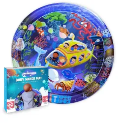 Water Mat for Babies to Play Tummy Time for Infants Stimulating Play for Kids