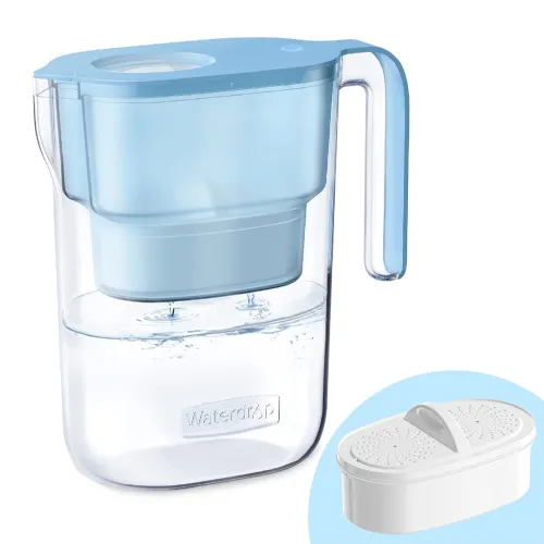 Image of Waterdrop Water Filter Pitcher with 1 Filter, 5X Times Lifetime, Lasts 200 Gallons, for Fridge, Countertop and Gift, Red