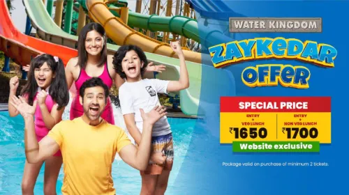 Image of Water Kingdom Offer : Unlimited Lunch on Each ticket on Zaykedar 