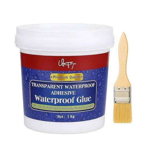 Image of Waterproof Transparent Glue with Brush Anti-Leakage Agent Coating| Invisible Crack Sealant Super Strong Gel Adhesive for