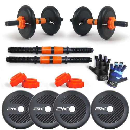 Image of WATSON Premium Rubber Dumbbell Set 8Kg (2Kgx4)