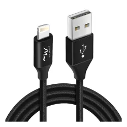 Wayona Nylon Braided 3A Lightning to USB A Syncing and Fast Charging Data Cable