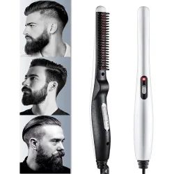 Wazdorf Quick Hair Styler & Beard Straightener Comb for Men