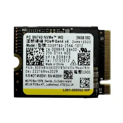 WD SN740 256GB SSD M.2 2230 30mm NVMe PCIe 4.0 Gen 4 x 4 (OEM)