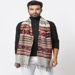 WEAVERS VILLA Self Design Acrylic Muffler