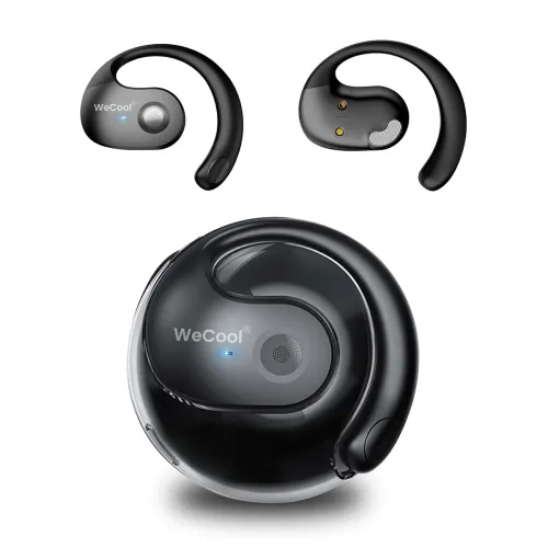 Image of WeCool Moonwalk Mini2 Open Ear Earbuds Wireless with Call Noise Reduction, 60H Playtime Bluetooth 5.4 Ows Earphones with