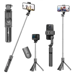 WeCool S1 Selfie Stick Tripod, 3-in-1 Multifunctional Design
