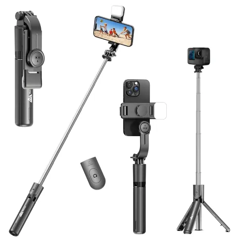 Image of WeCool S3-L 3-in-1 Selfie Stick Tripod with LED & Remote