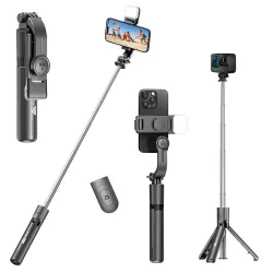 WeCool S3-L 3-in-1 Selfie Stick Tripod with LED & Remote