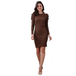 Wedani Women s Bodycon Dress with Full Sleeve