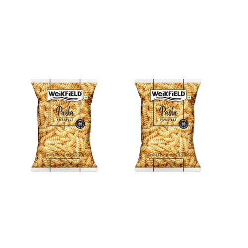 Image of Weikfield Fusili Pasta | 100% Premium Quality Wheat | 900 gm Pouch (Pack of 2)