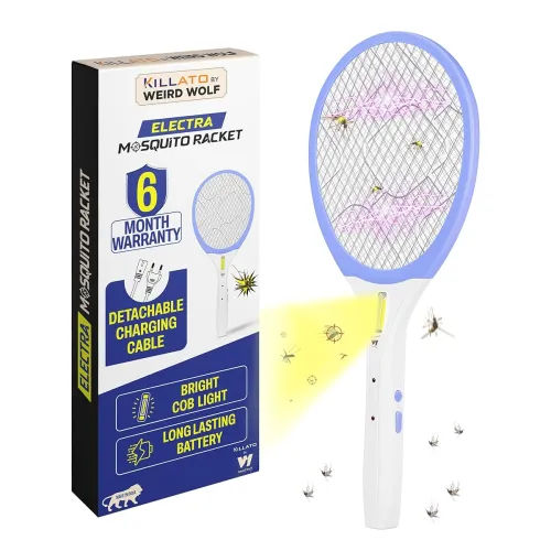Image of Weird Wolf Rechargeable Electric Fly Swatter Mosquito Racket Bat
