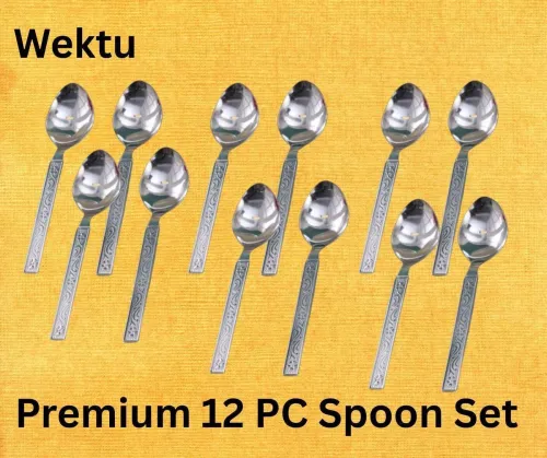 Image of WEKTU 12-Piece Stainless Steel Spoon Set