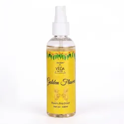 Welburn Veda&Co Golden Flower Fragrance Room Freshener (100ml)