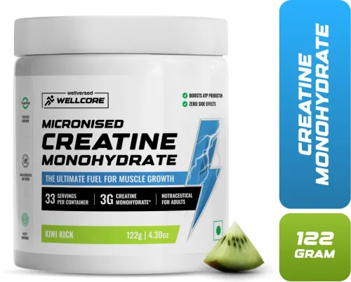 Image of Wellcore Micronised Creatine Monohydrate 122g