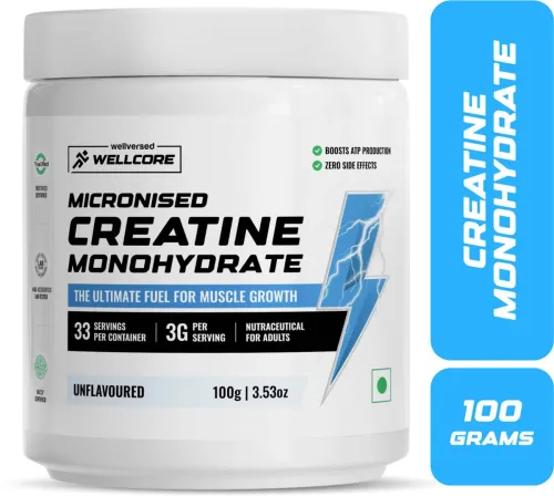 Image of Wellcore Micronised Creatine Monohydrate 122g Fruit Fusion