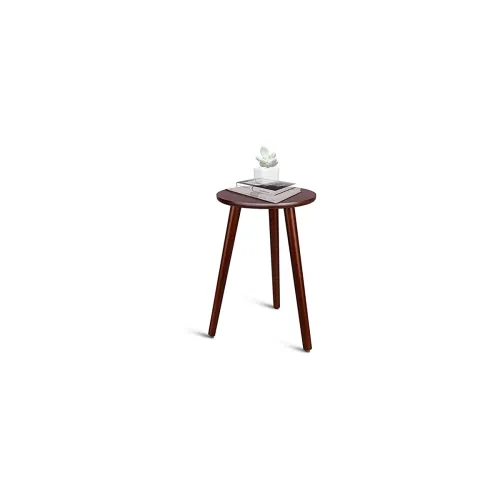 Image of Welltrade Shoppee Wooden Round Side Table Small