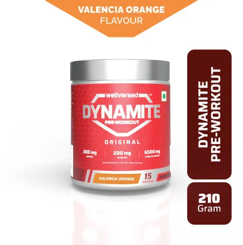 Image of Wellversed Dynamite Pre-Workout (210g, 15 Servings) | 