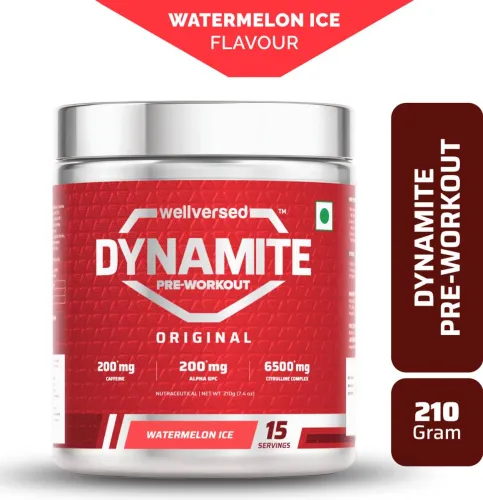 Image of Wellversed Dynamite Pre-Workout 210g – Watermelon Ice