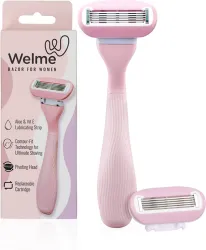 WELME Body Razor for Sharp & Smooth Shave 5 Blade Cartridge