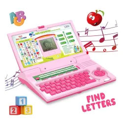 Wembley Educational Laptop for Kids Toys for 2-5 Years Learning Activity Computer Educational Toy for 3 Years Old Boy Learn Alphabet,Letter,Words,Games,Mathematics,Music,Logic Memory Tool,Mu...