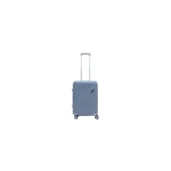 Wesley Golfer Style Cabin 57 cm Small 8 Wheel Hard Case Trolley Bag Suitcase,(57cm, Grey)