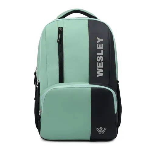 Image of Wesley Vintage faux leather Water Resistant Laptop Backpack /Casual Backpack /Daypack Travel Backpack /College Bag For M