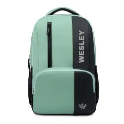 Wesley Vintage faux leather Water Resistant Laptop Backpack /Casual Backpack /Daypack Travel Backpack /College Bag For M