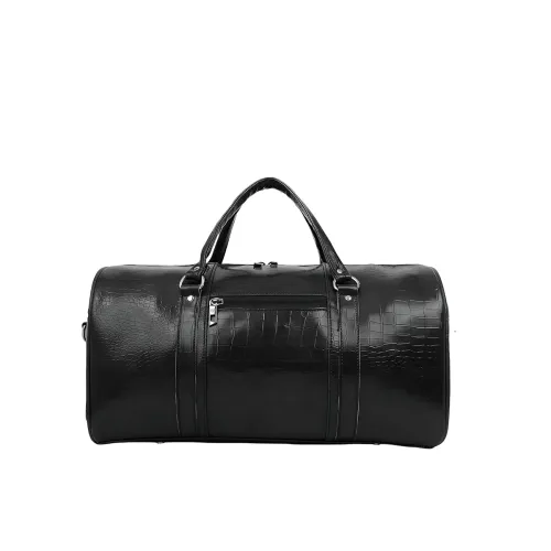 Image of Wesley Vintage Faux Leather Weekender Travel Duffel Bag