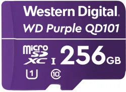 WESTERN DIGITAL WDD256G1P0C QD101 256 GB MicroSD Card Class 10 100 Mbps Memory Card Compatible with Camera