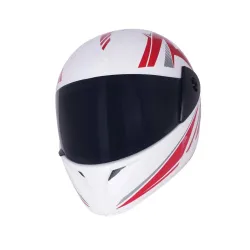 Western Era Enhanced Comfortable Design Pro Impact Resistant ABS Shell ISI Certified Full Face Helmet and UV Protection 