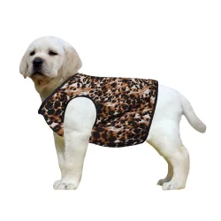 Western Era Funky Soft Cotton Dog T-Shirt | Comfortable & Breathable Dog Clothing | Sleeveless Vest Puppy Outfit |(Cheet
