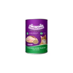 Wet Cat Food Can Chicken & Liver Flavor 0.4kg