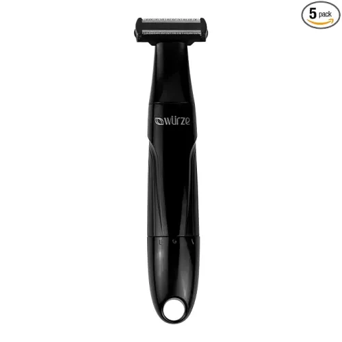 Image of Wet & Dry Men's Hair Trimmer For Face Body Beard With 2 Detachable Clippers