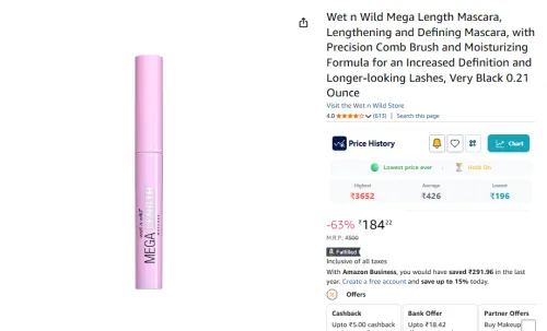 Image of Wet n Wild Mega Length Mascara