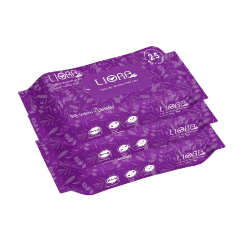 Image of Lavender Facial Wet Wipes Pack of 75