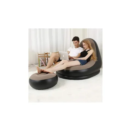 Image of WEYLYN Inflatable Leisure Sofa Chair and Footstool with Air Pump