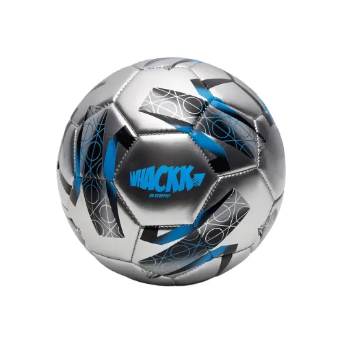 Image of WHACKK Kempes Football Size 5 Silver Blue