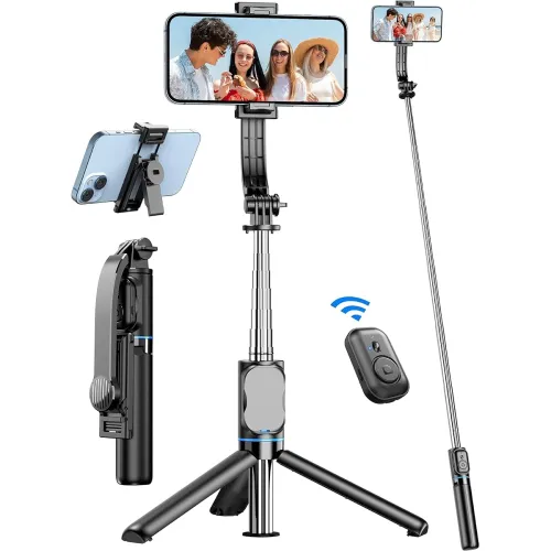 Image of WHEELZ&MOUNTZ Bluetooth Extendable Selfie Stick 