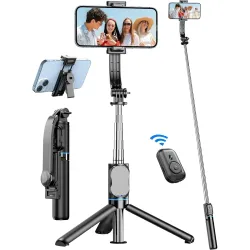 WHEELZ&MOUNTZ Bluetooth Extendable Selfie Stick 