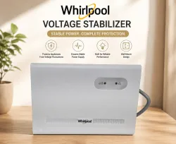 Whirlpool 170V Stabilizer MODEL 1740 Wide Working Range best for Inverter AC, Split, Windows AC for 1.5 Ton (White)