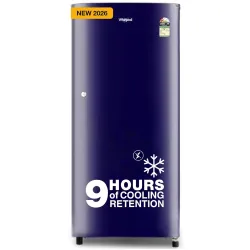 Whirlpool 184 L 2 Star Direct-Cool Single Door Refrigerator (205 WDE CLS 2S SAPPHIRE BLUE-Y, Blue, 2026 Model)