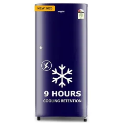 Whirlpool 184 L 2 Star Direct-Cool Single Door Refrigerator (205 WDE CLS 2S SAPPHIRE BLUE-Y, Blue, 2026 Model)