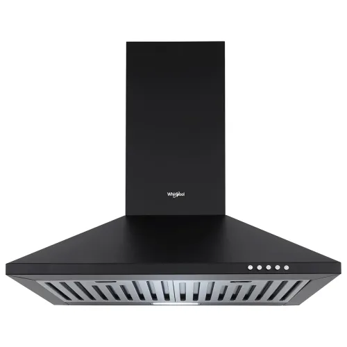 Image of Whirlpool 60cm Baffle Filter Kitchen Chimney 900m³/hr (Black)