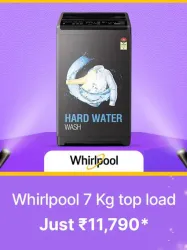 Whirlpool 7 kg Washing Machine @ ₹11790 on Flipkart big Billion Days Sale