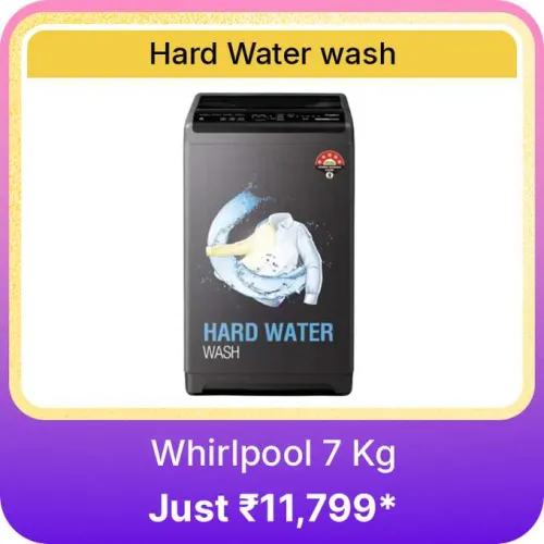 Image of Whirlpool 7 kg Washing Machines @ ₹11799 on Flipkart big Billion Days Sale