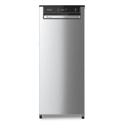 Image of Whirlpool 192 L 3 Star Vitamagic PRO Frost Free Direct-Cool Single Door Refrigerator (215 VMPRO PRM 3S RADIANT STEEL-Y, 