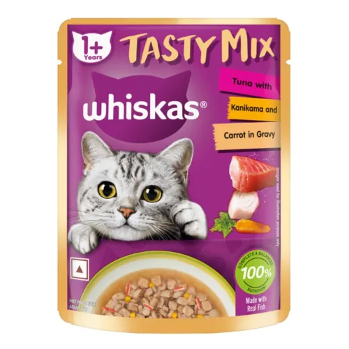 Image of Whiskas Tasty Mix Adult (1+ Year) Wet Cat Food